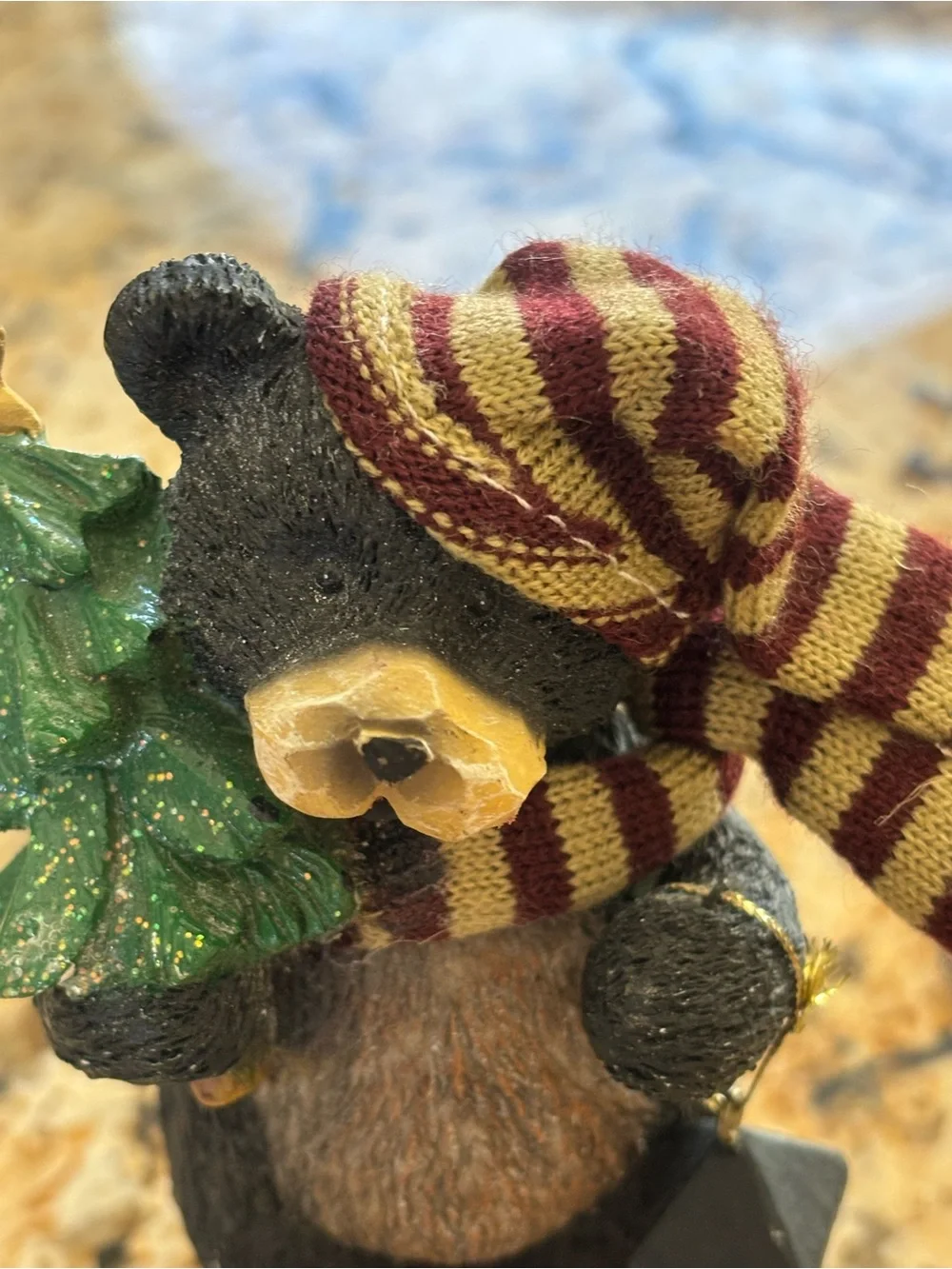 Winter Bear Figurine